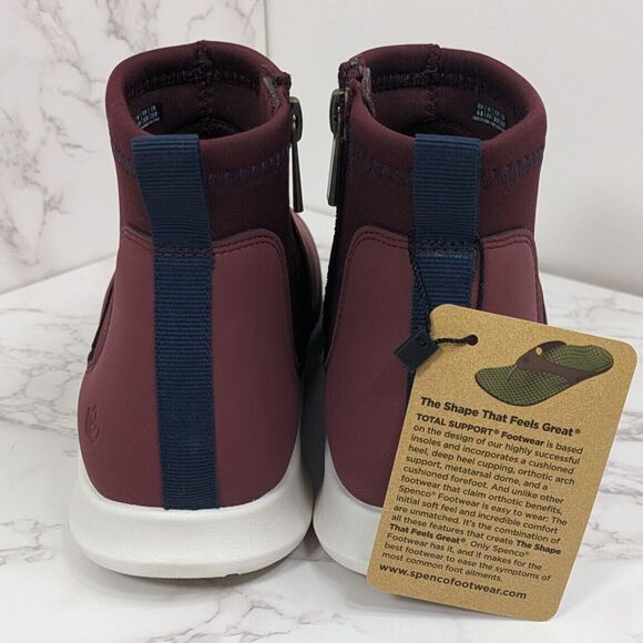 NEW REVITALIGN Women's Paddock Ankle Boot Burgundy 6 M Spenco - Picture 6 of 12
